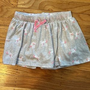 Girls Cat and Jack unicorn skirt size xs
